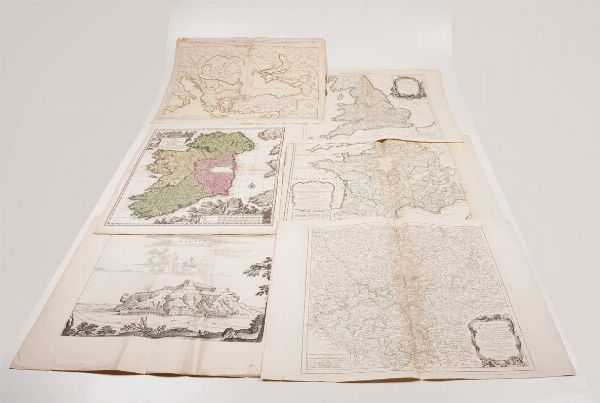 Mortier Pieter Veduta di Radicofani... Den Haag, 1724  - Asta Stampe, Vedute e Carte Geografiche - Associazione Nazionale - Case d'Asta italiane