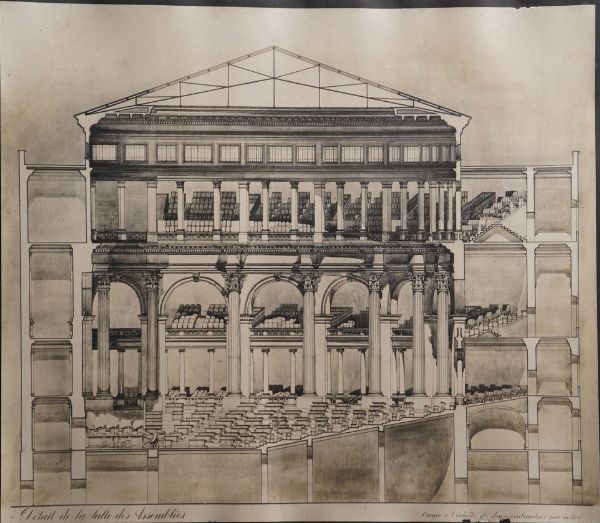 Francesco Saverio Solari Progetto del Palazzo Societ delle Nazioni... (Roma anni '20-'30)  - Asta Stampe, Vedute e Carte Geografiche - Associazione Nazionale - Case d'Asta italiane