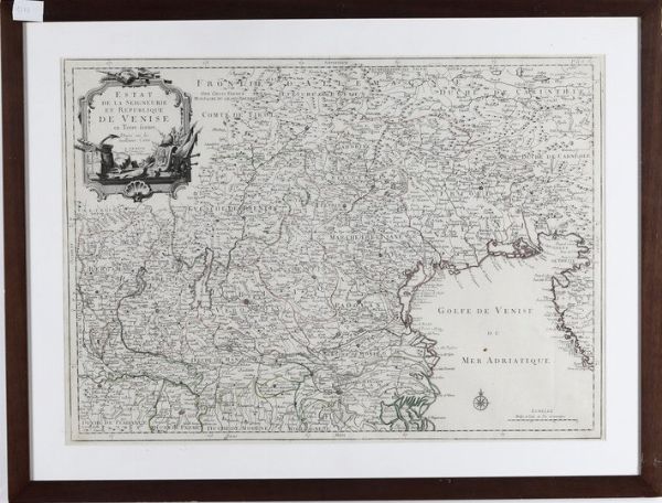 Santini Paolo. Estat de la seigneurie et r�publique de Venise en terre ferme...par Santini, chez Remondini, Venezia 1776.  - Asta Stampe, Vedute e Carte Geografiche - Associazione Nazionale - Case d'Asta italiane