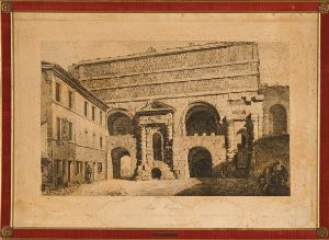 Sarti Antonio (1797-1880) Porta Maggiore... Roma presso la calcografia camerale, 1839  - Asta Stampe, Vedute e Carte Geografiche - Associazione Nazionale - Case d'Asta italiane