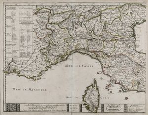 Pierre Du Val. La Lombardie ou sont les estats aux environs su Po, avec ceux de Genes et de Toscane... Par P. Du Val, 1676.  - Asta Stampe, Vedute e Carte Geografiche - Associazione Nazionale - Case d'Asta italiane