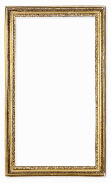 Cornice di sagoma Salvator Rosa in legno intagliato e dorato, fine XVII inizi XVIII secolo  - Asta Cornici Antiche - Associazione Nazionale - Case d'Asta italiane