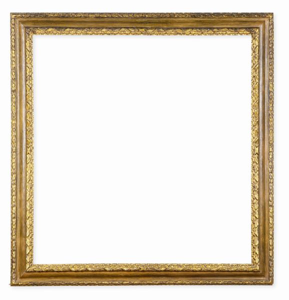 Cornice in legno intagliato e dorato. XVII secolo  - Asta Cornici Antiche - Associazione Nazionale - Case d'Asta italiane