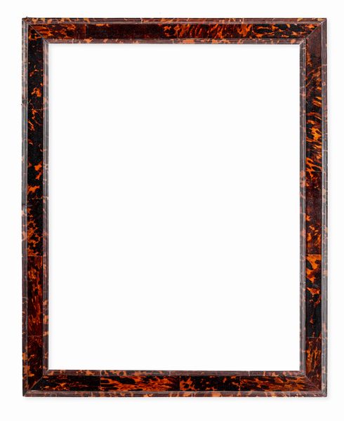 Cornice lastronata in finta tartaruga, XIX secolo  - Asta Cornici Antiche - Associazione Nazionale - Case d'Asta italiane