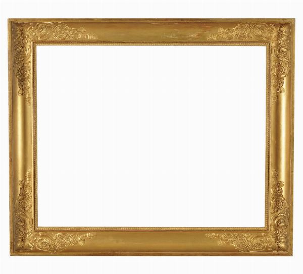Cornice dorata, XIX secolo  - Asta Cornici Antiche - Associazione Nazionale - Case d'Asta italiane
