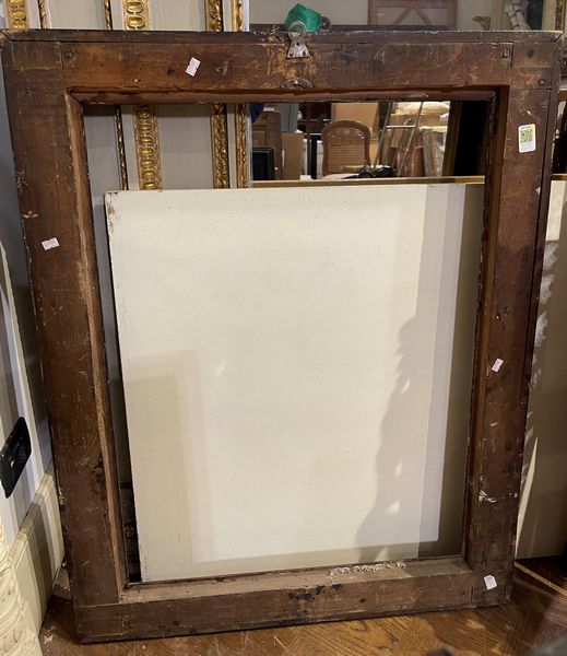 Cornice di sagoma Salvator Rosa ebanizzata e dorata.  Lombardia XVIII secolo  - Asta Cornici Antiche - Associazione Nazionale - Case d'Asta italiane