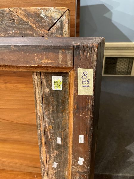 Cornice ebanizzata con battuta dorata. Italia centrale XVIII secolo  - Asta Cornici Antiche - Associazione Nazionale - Case d'Asta italiane