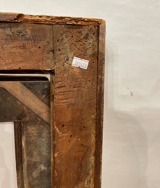 Cornice in legno intagliato, dorato ed ebanizzato. Centro Italia XVII secolo  - Asta Cornici Antiche - Associazione Nazionale - Case d'Asta italiane