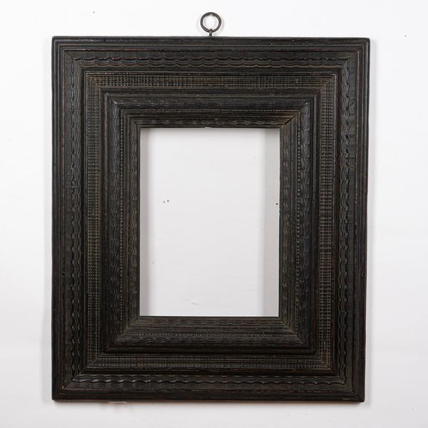 Cornice guilloch� ebanizzata, XVIII/XIX secolo  - Asta Cornici Antiche - Associazione Nazionale - Case d'Asta italiane