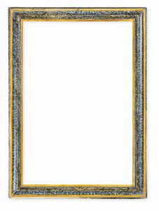 Cornice laccata a finto marmo. Marche XVIII secolo  - Asta Cornici Antiche - Associazione Nazionale - Case d'Asta italiane