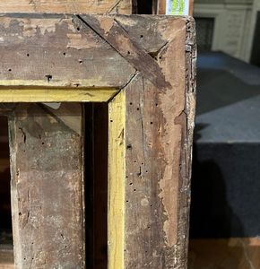 Cornice in legno dorato a tre ordini di intaglio. Italia centrale XVII secolo  - Asta Cornici Antiche - Associazione Nazionale - Case d'Asta italiane