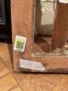 Cornice laccata finto porfido e intagliata, Roma fine XVIII secolo  - Asta Cornici Antiche - Associazione Nazionale - Case d'Asta italiane