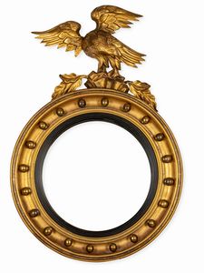 Cornice Regency in legno intagliato e dorato. Inghilterra XIX secolo  - Asta Cornici Antiche - Associazione Nazionale - Case d'Asta italiane