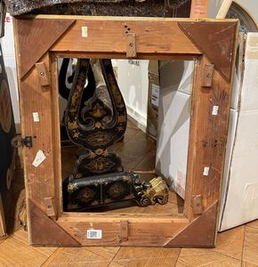 Cornice in pastiglia dorata a foglie dacanto, Francia XIX secolo  - Asta Cornici Antiche - Associazione Nazionale - Case d'Asta italiane