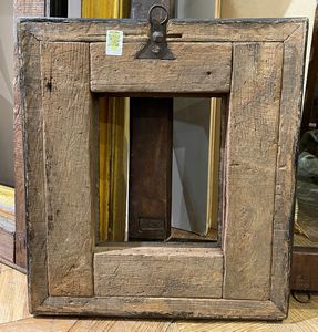 Cornice in legno ebanizzato con pietre dure. XVIII-XIX secolo  - Asta Cornici Antiche - Associazione Nazionale - Case d'Asta italiane