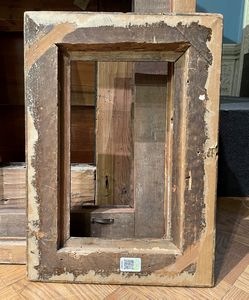 Cornice in legno intagliato e dorato. Piemonte XVIII secolo  - Asta Cornici Antiche - Associazione Nazionale - Case d'Asta italiane