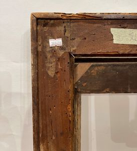 Cornice in legno intagliato, dorato ed ebanizzato. Centro Italia XVII secolo  - Asta Cornici Antiche - Associazione Nazionale - Case d'Asta italiane
