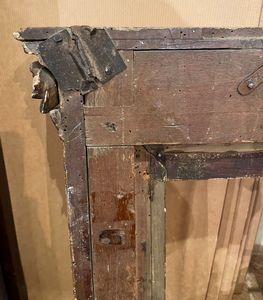 Cornice architettonica a edicola di epoca rinascimentale. Toscana XVI secolo  - Asta Cornici Antiche - Associazione Nazionale - Case d'Asta italiane