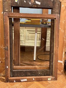 Cornice laccata a finto marmo. Marche XVIII secolo  - Asta Cornici Antiche - Associazione Nazionale - Case d'Asta italiane