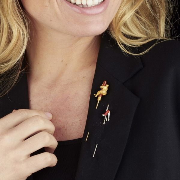 DUE SPILLE  - Asta GIOIELLI - Associazione Nazionale - Case d'Asta italiane