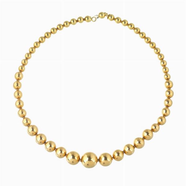 COLLANA A SFERE  - Asta GIOIELLI - Associazione Nazionale - Case d'Asta italiane