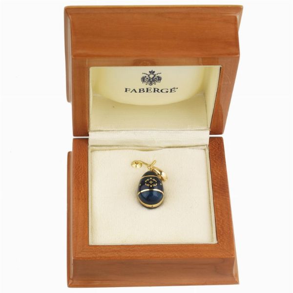FABERGE PENDENTE A FORMA DI UOVO  - Asta GIOIELLI - Associazione Nazionale - Case d'Asta italiane