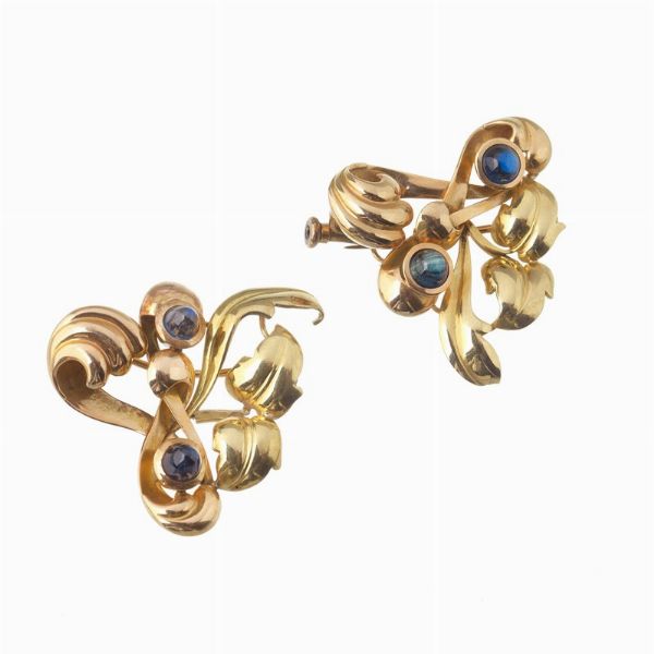 COPPIA DI SPILLE A TRALCIO  - Asta GIOIELLI - Associazione Nazionale - Case d'Asta italiane