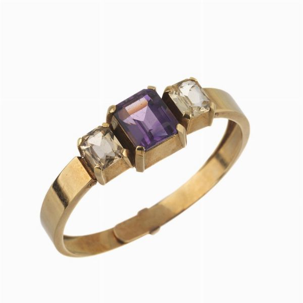 BRACCIALE RIGIDO CON PIETRE SEMIPREZIOSE  - Asta GIOIELLI - Associazione Nazionale - Case d'Asta italiane