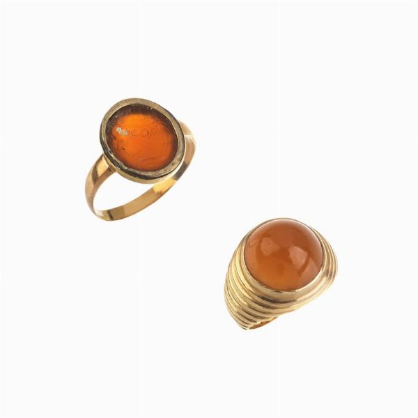 DUE ANELLI  - Asta GIOIELLI - Associazione Nazionale - Case d'Asta italiane