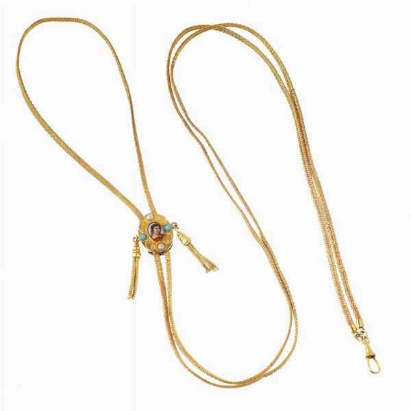 LUNGA COLLANA SALISCENDI  - Asta GIOIELLI - Associazione Nazionale - Case d'Asta italiane