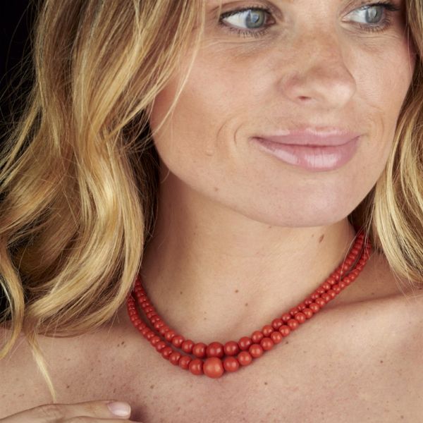 COLLANA IN CORALLO  - Asta GIOIELLI - Associazione Nazionale - Case d'Asta italiane