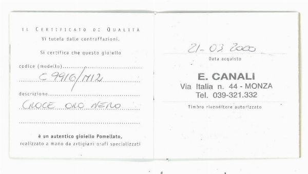 POMELLATO : GIROCOLLO CON CIONDOLO POMELLATO  - Asta GIOIELLI - Associazione Nazionale - Case d'Asta italiane