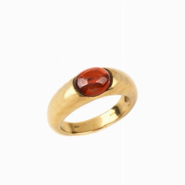 ANELLO CON GRANATO  - Asta GIOIELLI - Associazione Nazionale - Case d'Asta italiane