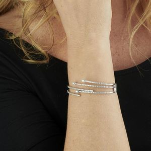 BRACCIALE RIGIDO CON DIAMANTI  - Asta GIOIELLI - Associazione Nazionale - Case d'Asta italiane
