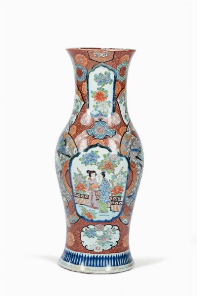 Grande vaso in porcellana, Cina XX secolo  - Asta Una Nobile Dimora Fiorentina - Associazione Nazionale - Case d'Asta italiane