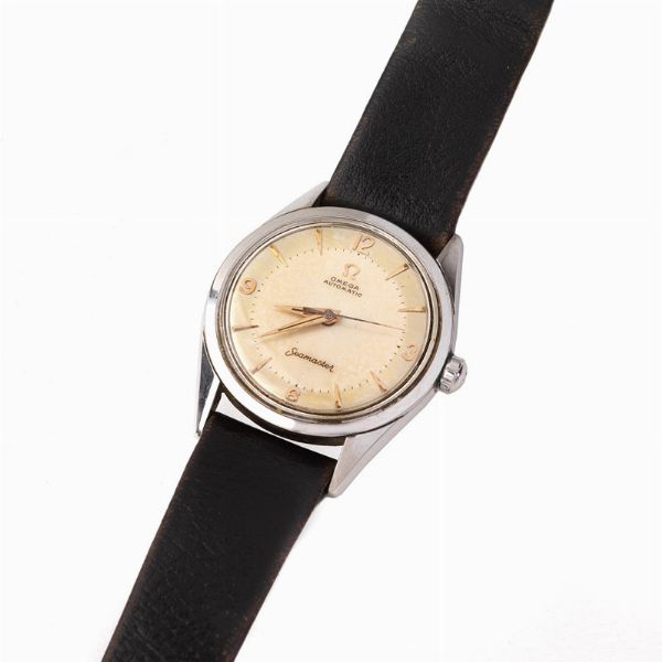 OMEGA : OMEGA SEAMASTER IN ACCIAIO  - Asta OROLOGI E PENNE - Associazione Nazionale - Case d'Asta italiane