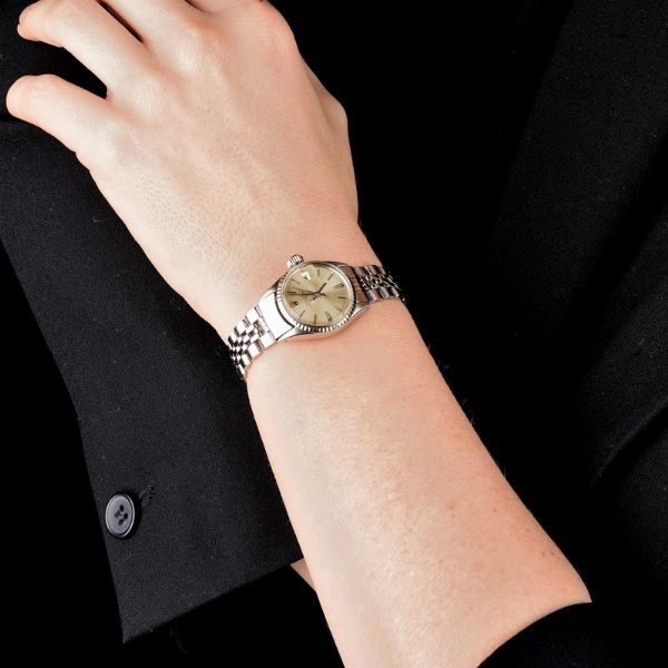 ROLEX : ROLEX DATE LADY REF. 6517 N. 16348XX ANNO 1967  - Asta OROLOGI E PENNE - Associazione Nazionale - Case d'Asta italiane