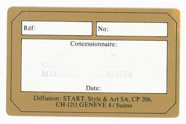 VAN CLEEF & ARPELS LA COLLECTION REF. 45 604  - Asta OROLOGI E PENNE - Associazione Nazionale - Case d'Asta italiane