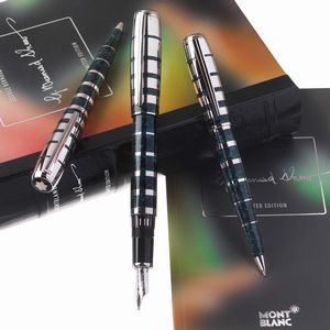 MONTBLANC - MONTBLANC GEORGE BERNARD SHAW PENNA STILOGRAFICA EDIZIONE LIMITATA N. 00528/16000, PENNA A SFERA N. 00528/18000, PORTAMINE N. 00528/4000, ANNO 2008