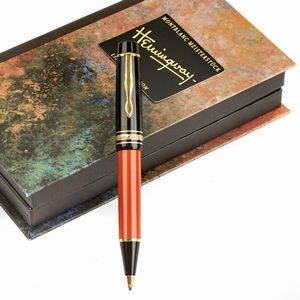 MONTBLANC - MONTBLANC MEISTERSTÜCK "ERNEST HEMINGWAY" PENNA A SFERA, SERIE WRITERS EDIZIONE LIMITATA N. SE7714/10, ANNO 1992