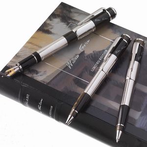 MONTBLANC - MONTBLANC "WILLIAM FAULKNER" PENNA STILOGRAFICA SERIE SCRITTORI EDIZIONE LIMITATA N. 03241/16000, PENNA A SFERA N. 03241/18000, PORTAMINE N. 03241/4000 ANNO 2007
