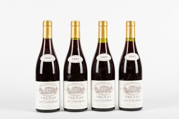 FRANCIA : Domaine Chandon de Briailles Les Caillerets Volnay Premier Cru 2002 (4 BT)  - Asta Vini e Distillati - Associazione Nazionale - Case d'Asta italiane