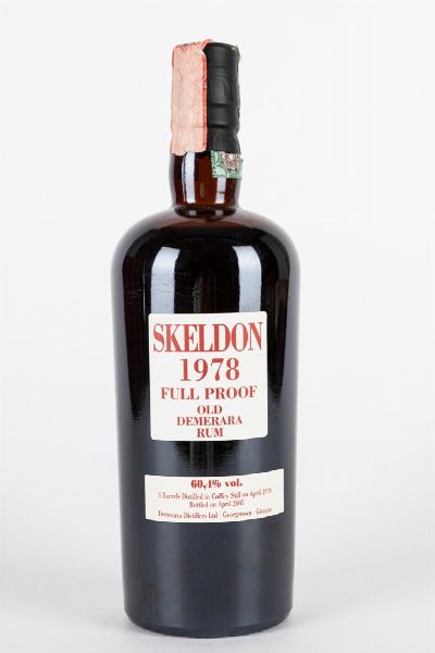 Guyana : Skeldon 1978 Full Proof 27 Years Old Demerara  - Asta Vini e Distillati - Associazione Nazionale - Case d'Asta italiane