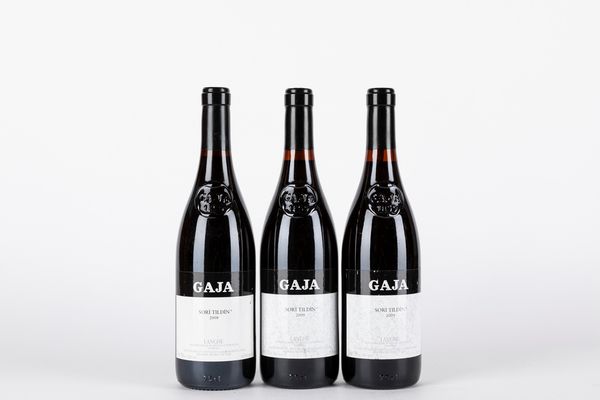 Italia : Gaja Sor Tildin Verticale (3 BT)  - Asta Vini e Distillati - Associazione Nazionale - Case d'Asta italiane