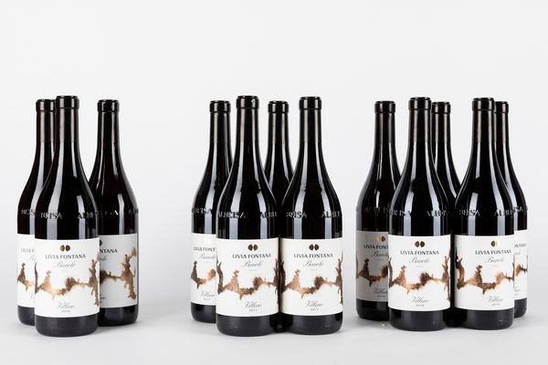 Italia : Villero Verticale Barolo (12 BT)  - Asta Vini e Distillati - Associazione Nazionale - Case d'Asta italiane