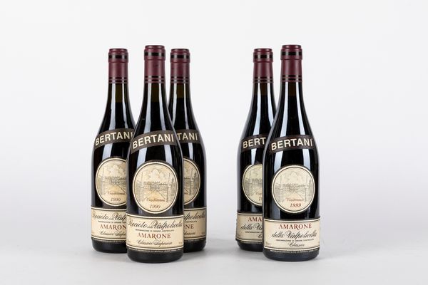 Italia : Bertani Amarone Verticale (5 BT)  - Asta Vini e Distillati - Associazione Nazionale - Case d'Asta italiane