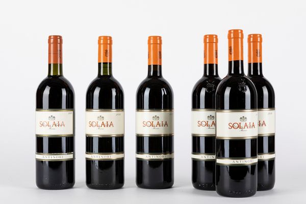 Italia : Solaia Verticale (6 BT)  - Asta Vini e Distillati - Associazione Nazionale - Case d'Asta italiane