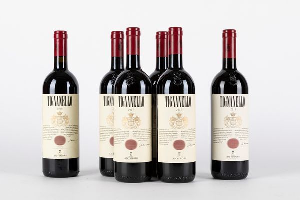 Italia : Tignanello Verticale (6 BT)  - Asta Vini e Distillati - Associazione Nazionale - Case d'Asta italiane