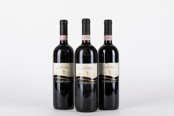 Italia : Arnaldo Caprai Collepiano Verticale (3 BT)  - Asta Vini e Distillati - Associazione Nazionale - Case d'Asta italiane