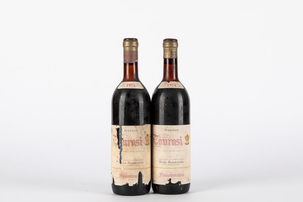 Italia : Mastroberardino Taurasi Riserva 1973 (2 BT)  - Asta Vini e Distillati - Associazione Nazionale - Case d'Asta italiane